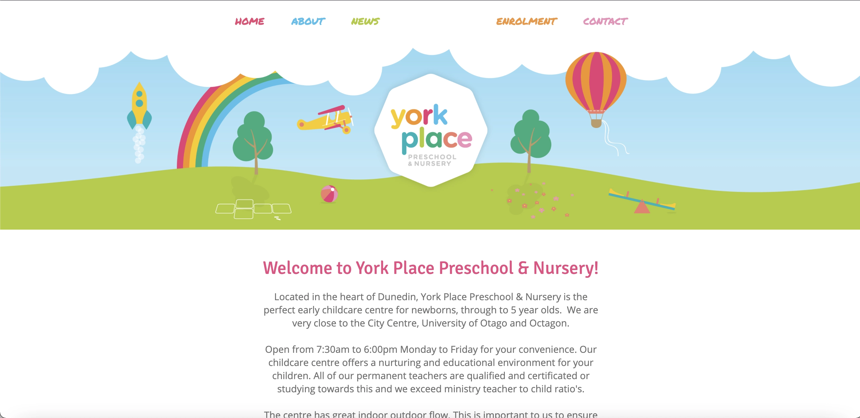York Place website