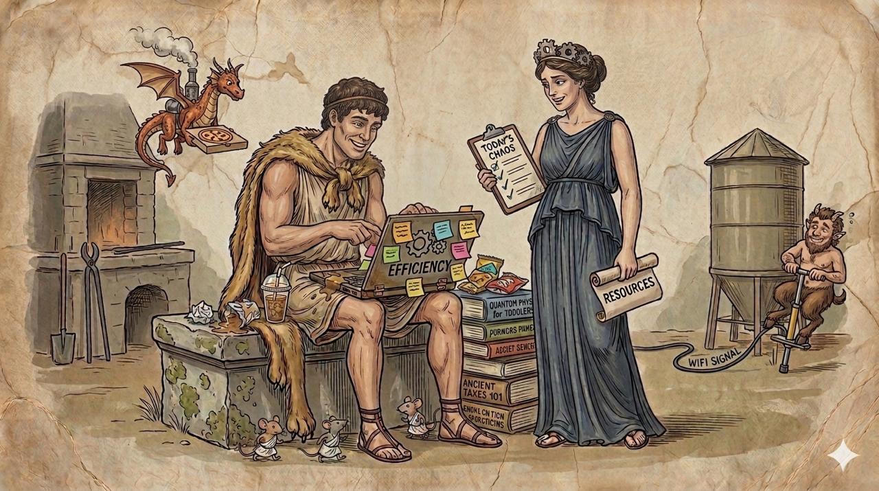 Me working on my telegram bots circa 3000 BC